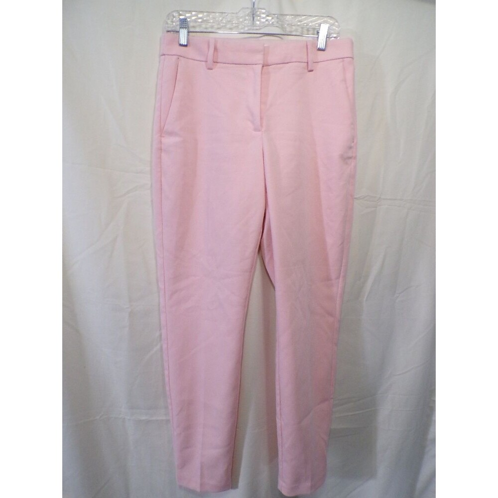 H&M Women's Pink Dress Pants Ankle Tapered Size US 10 EUR 42